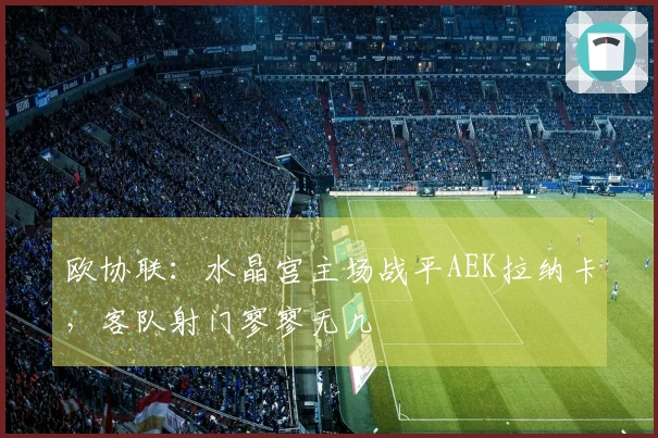 欧协联：水晶宫主场战平AEK拉纳卡，客队射门寥寥无几